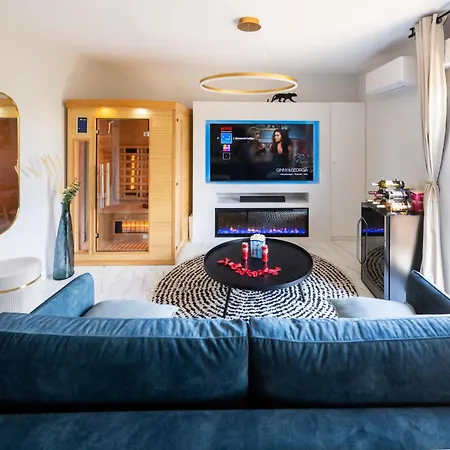 Appartement L'escapade Indigo - Balneo - Sauna *